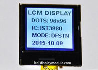 DFSTN Negatif 96 x 96 Modul Tampilan LCD Putih LED 22.135mm * 22.135 mm Melihat