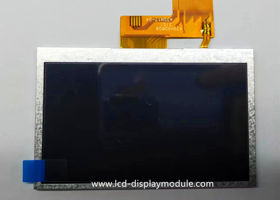 4.3 Inch 480 RGB * 272 Resolusi Semua Arah Penayangan Resistensi Layar Sentuh Kecerahan Tinggi
