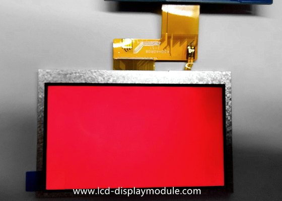 4.3 Inch 480 RGB * 272 Resolusi Semua Arah Penayangan Resistensi Layar Sentuh Kecerahan Tinggi