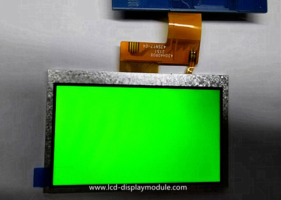 4.3 Inch 480 RGB * 272 Resolusi Semua Arah Penayangan Resistensi Layar Sentuh Kecerahan Tinggi