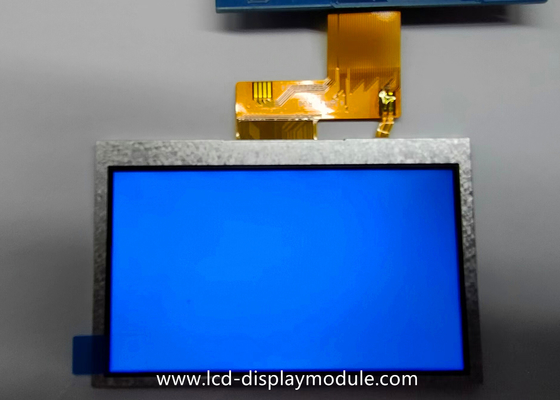 4.3 Inch 480 RGB * 272 Resolusi Semua Arah Penayangan Resistensi Layar Sentuh Kecerahan Tinggi