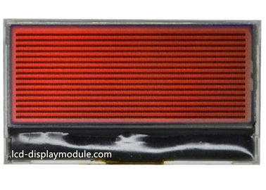 Orange Backlight 128 x 32 Layar LCD Modul 3.0V Melihat Luas 41.00mm * 15.00 mm