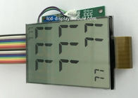 Peralatan Medis Layar Panel LCD TN 7 Segmen Konektor FPC Monokrom