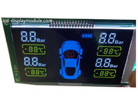 Kontras Tinggi Lcd Touch Screen VA Hitam 7 Segmen Untuk Mobil 12 O &amp;#39;Jam Arah