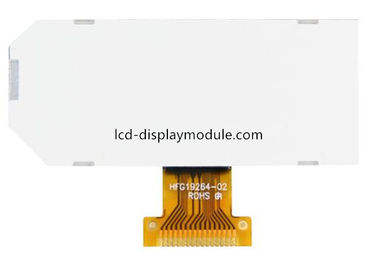 Resolusi 192 * 64 Layar LCD Layar Grafis Mono FSTN Dengan Backlight Putih