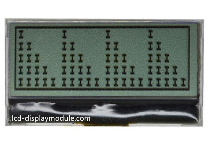 Orange Backlight 128 x 32 Layar LCD Modul 3.0V Melihat Luas 41.00mm * 15.00 mm