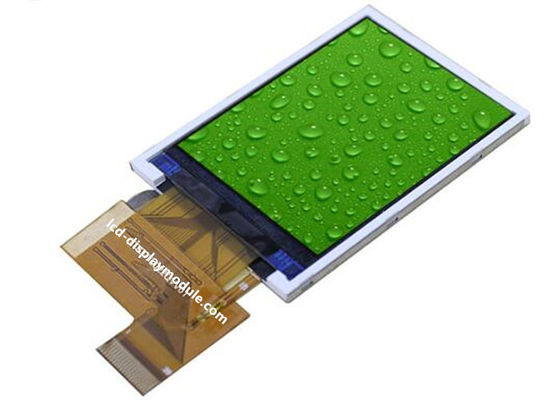 Layar LCD TFT White Backlight QVGA 240 x 320 Dengan Antarmuka RGB 12 Jam O &#39;